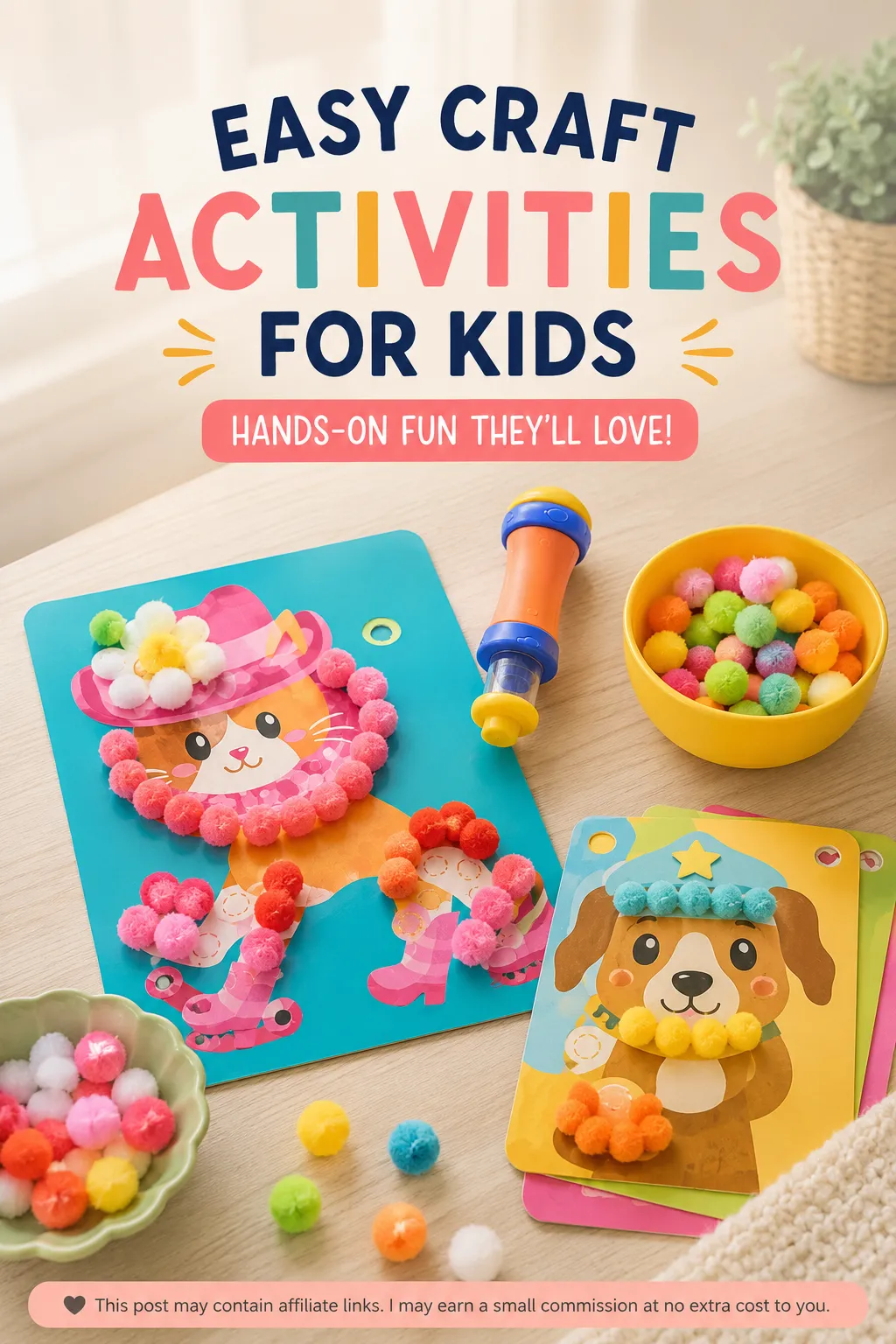 Easy Craft Activities for Kids: Why We Love This Pom Pom Craft Kit