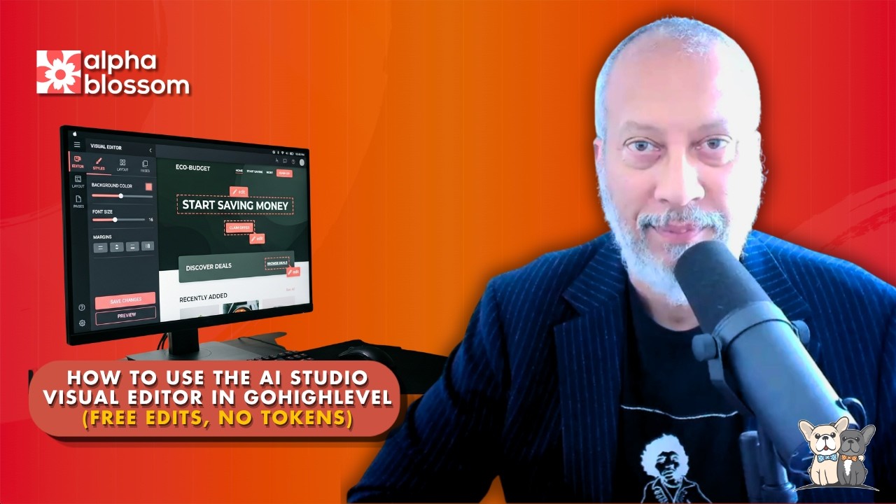 Hybrid AI Page Design: How to Master GoHighLevel’s AI Studio Visual Editor