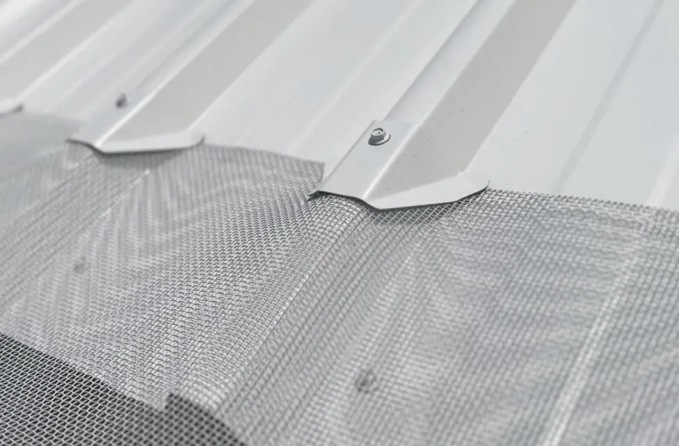 close up trimdek gutter guard installation