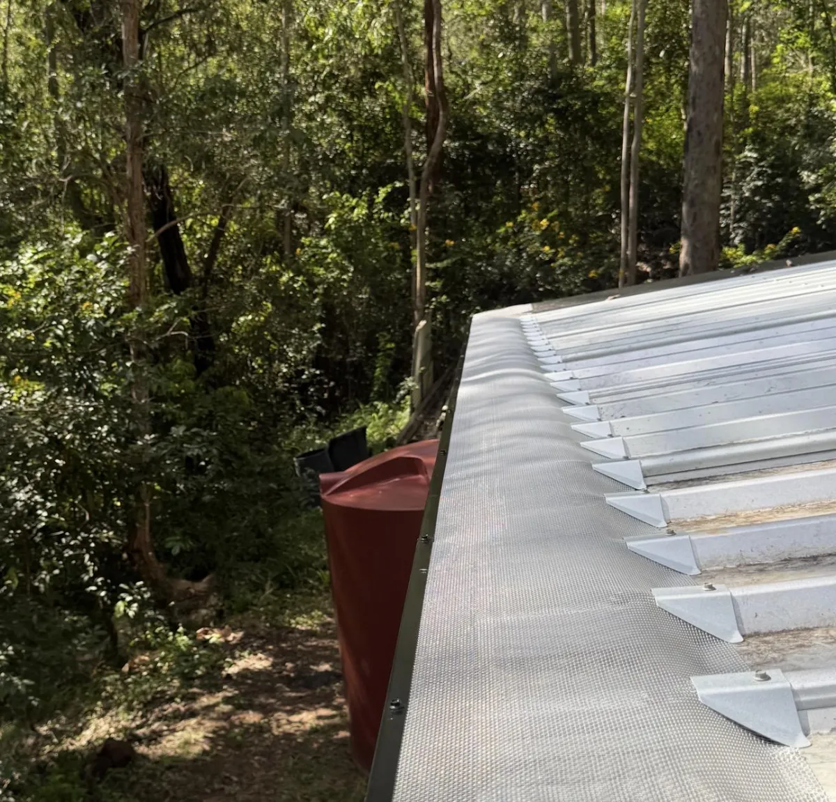 zinc trimdek gutter guard installation