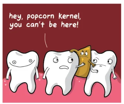 Something Is Lodged Between Your Teeth