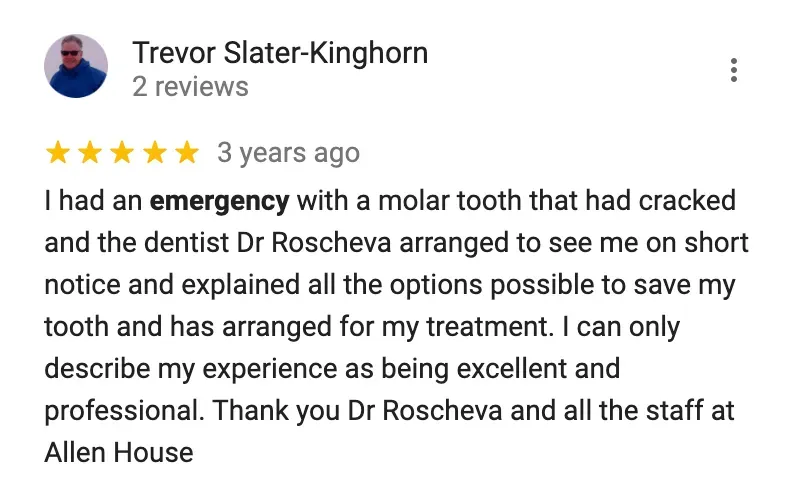 emergency treatment review trevor