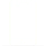 Scrubbing brush icon representing soap scum buildup