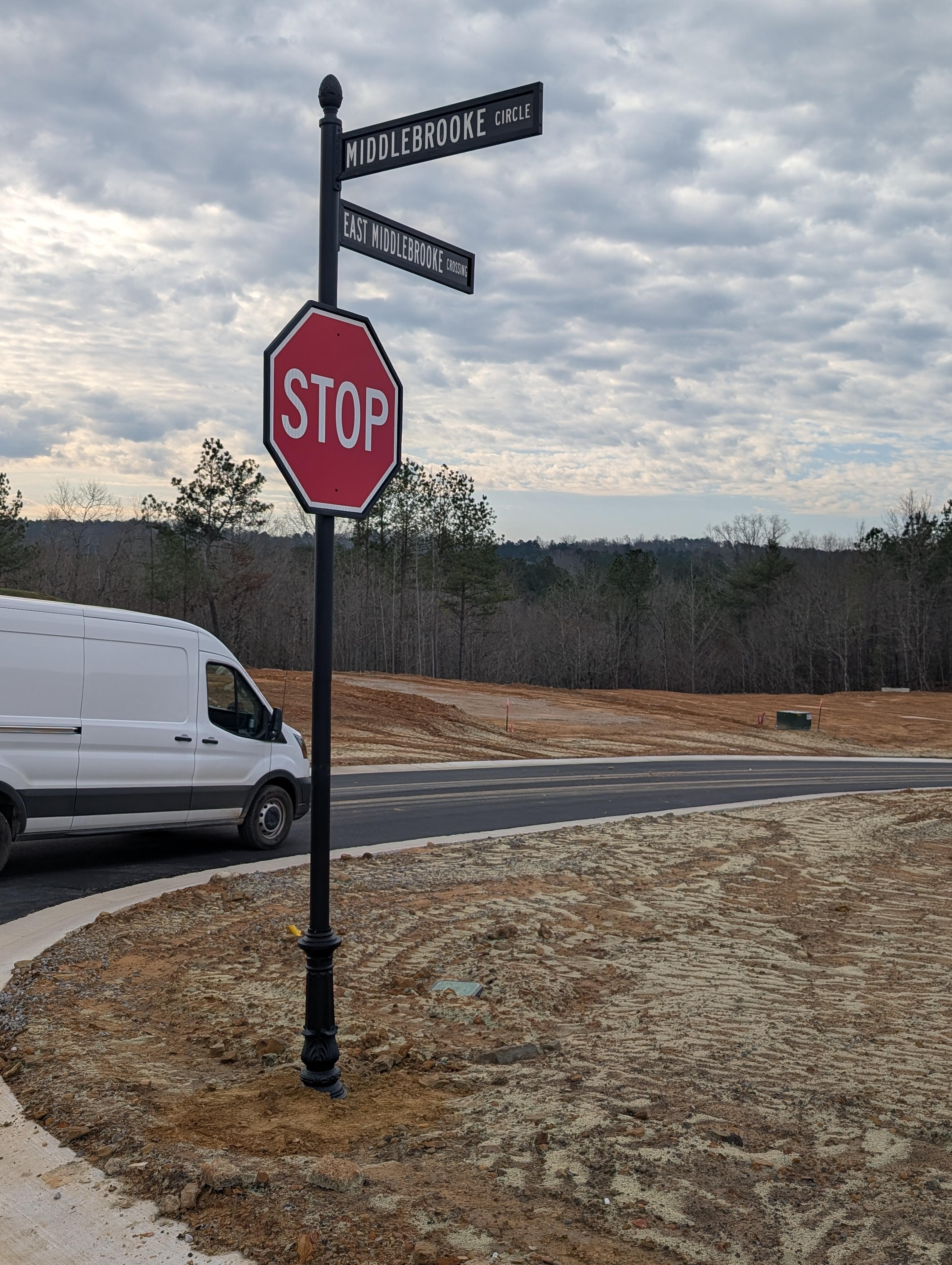 Custom Fabricated Street Sign