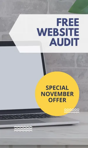 Free website audit. Special November offer. 