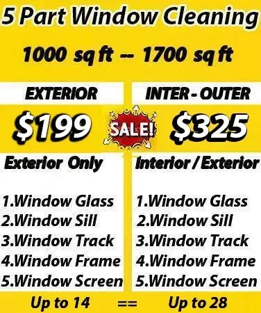 cleaning window prices