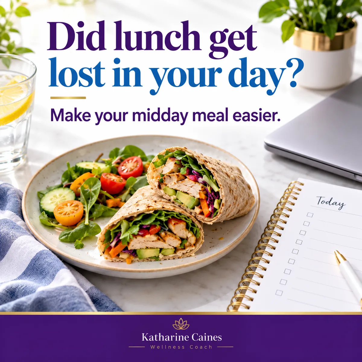 Afternoon Slump After 40? Start With an Easier Lunch Routine