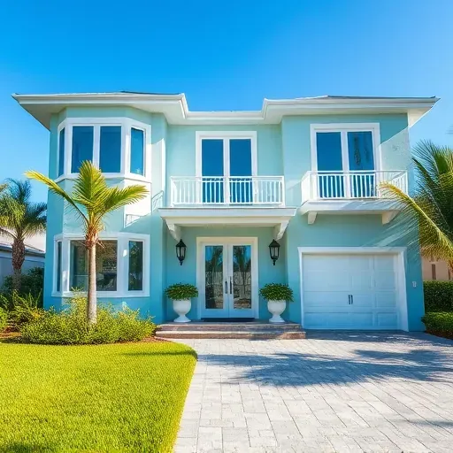 Completed home remodeling project in Treasure Island FL featuring a charming coastal home with modern classic architecture.