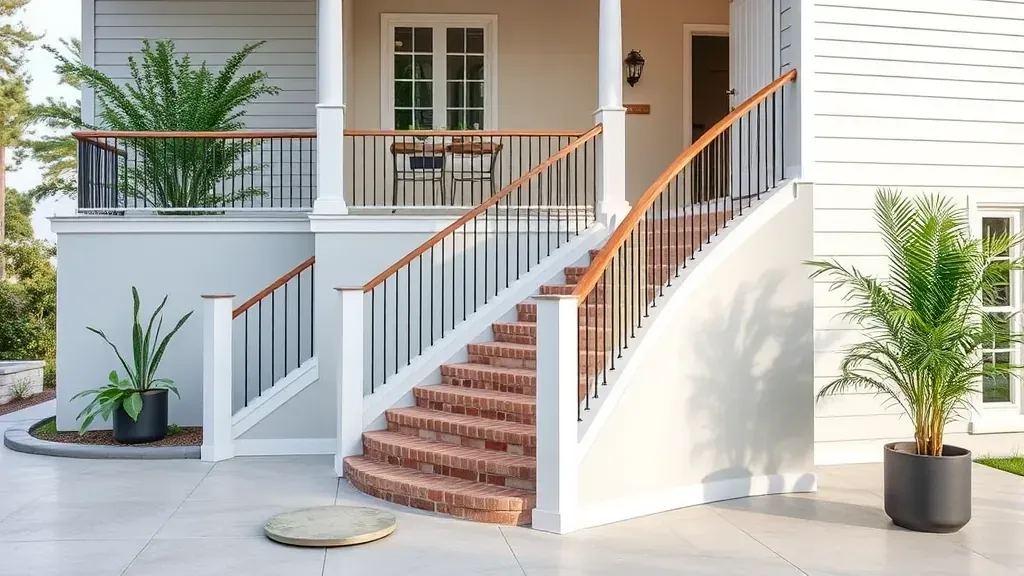 Staircase Additions projects showcasing modern designs in Tampa, FL with elegant finishes and craftsmanship.