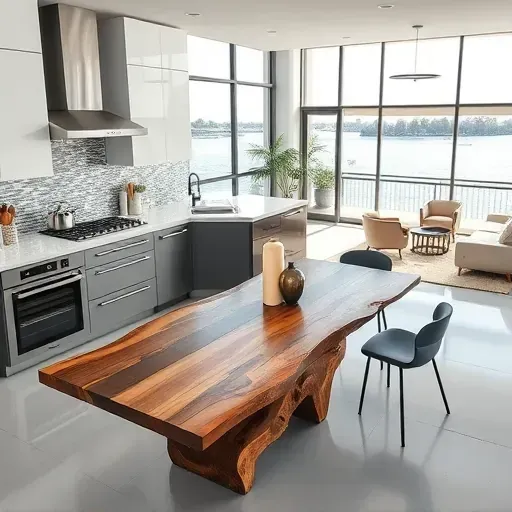 Modern kitchen remodel in Apollo Beach, FL with stainless steel appliances, quartz counters, and glass mosaic backsplash.