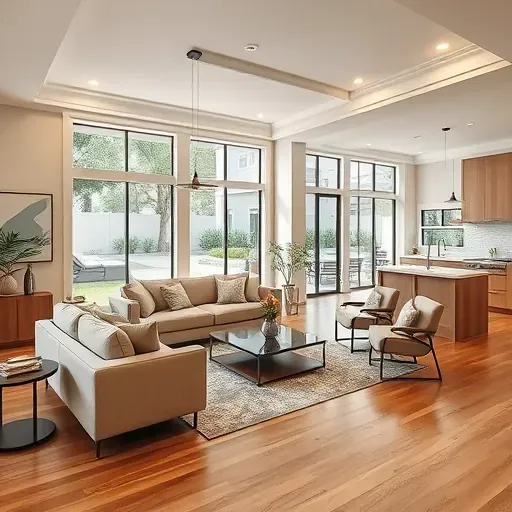 Home remodeling project in Tampa FL showcasing modern design and stylish finishes in an inviting space.