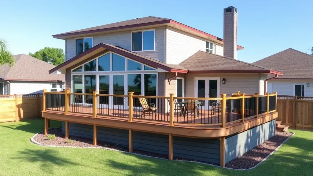 Deck Additions projects in Tampa FL showcasing various designs and materials for outdoor spaces