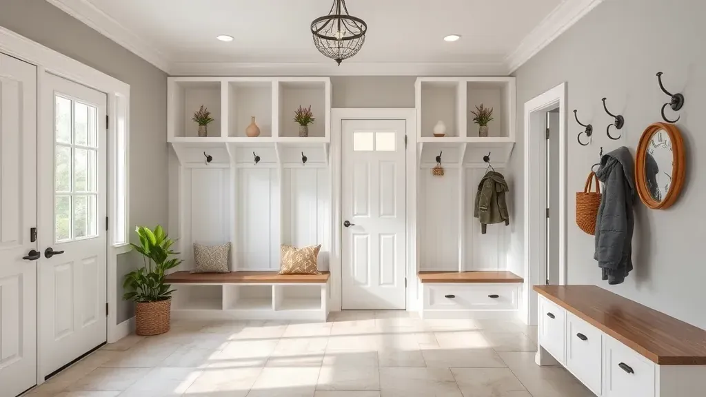 Mudroom Additions projects in Tampa, FL showcasing modern design and functional space enhancements.