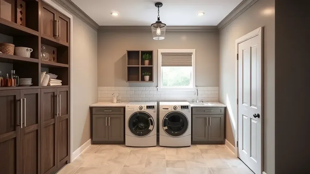 Laundry Room Additions projects in Tampa FL showcasing modern designs and efficient layouts
