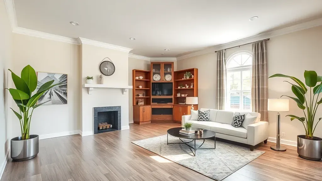 Home Remodeling in Tampa FL showcasing a beautifully renovated kitchen and living space.