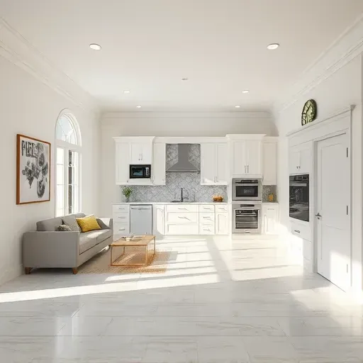 Home Remodeling in New Port Richey FL showcasing modern kitchen and living space transformation.