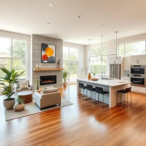 Completed home remodel in Largo, FL featuring open-concept living area, modern kitchen, and elegant decor with natural light.