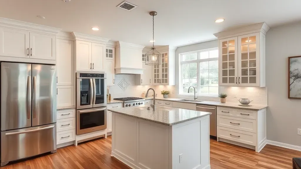 Modern kitchen with sleek design showcasing Kitchen Additions projects in Tampa, FL.