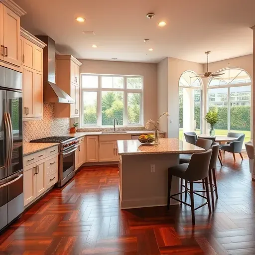 Completed home remodeling in Temple Terrace FL featuring a modern kitchen with sleek cabinetry and elegant design.
