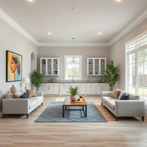 Home Remodeling in Bloomingdale FL showcasing a modern kitchen with updated fixtures and cabinets.