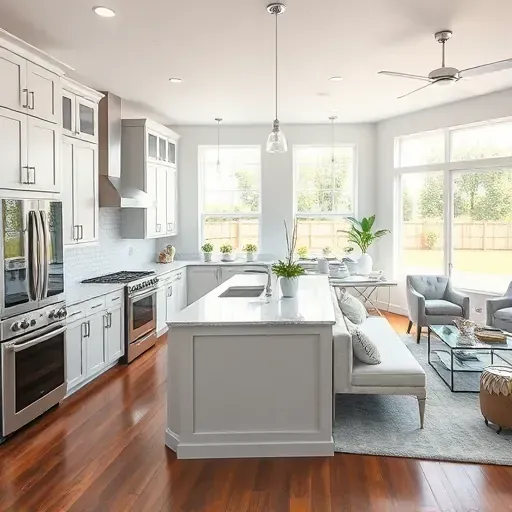 Modern kitchen remodel in Riverview FL features sleek cabinetry, stainless steel appliances, and a bright open-concept design.