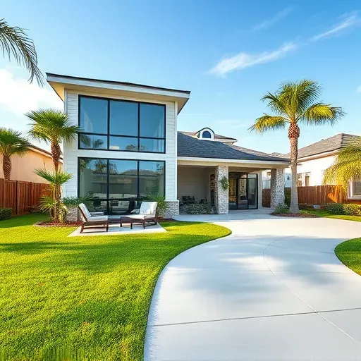 Completed home addition in Tampa FL showcasing modern design, spacious layout, energy-efficient windows, and lush landscaping.