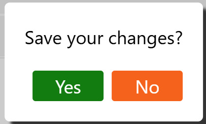 Leaving with unsaved changes asks before discarding them