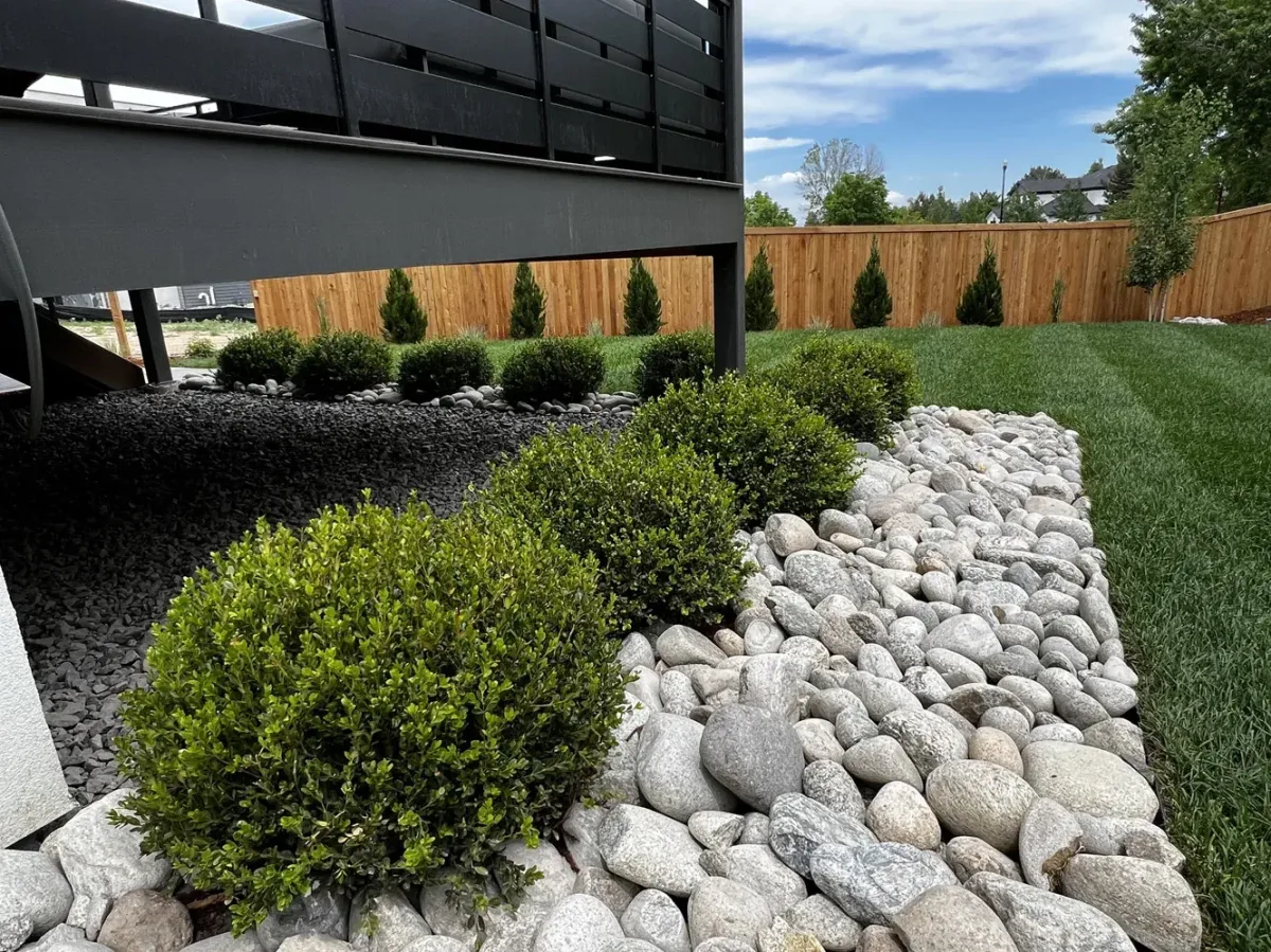 Side yard landscaping in Boulder, CO by AGT Landscape & Design