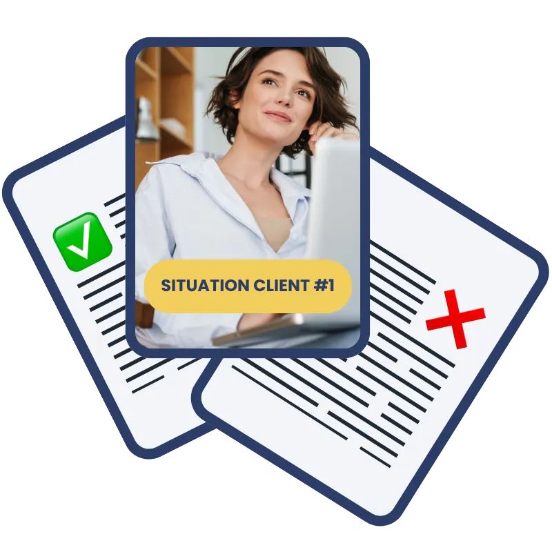 Illustration représentant les 3 réflexes professionnels à adopter avec ses clients en tant qu’Assistante Virtuelle.