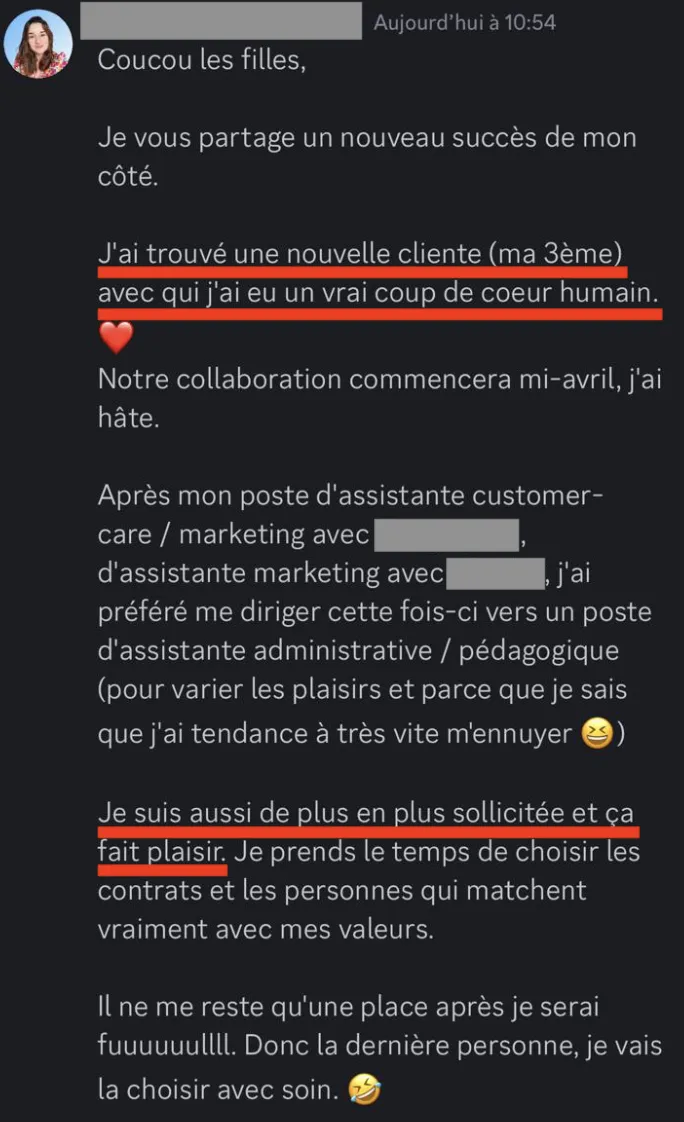 Témoignage du Mentorat Super Assistante - Morgane