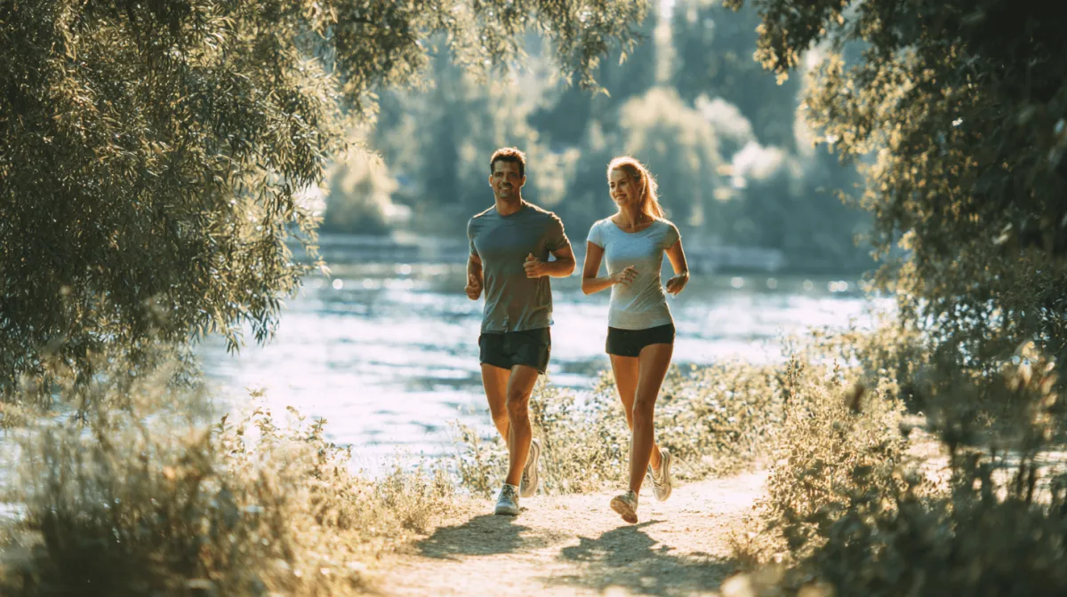 People of all ages being lean and fit