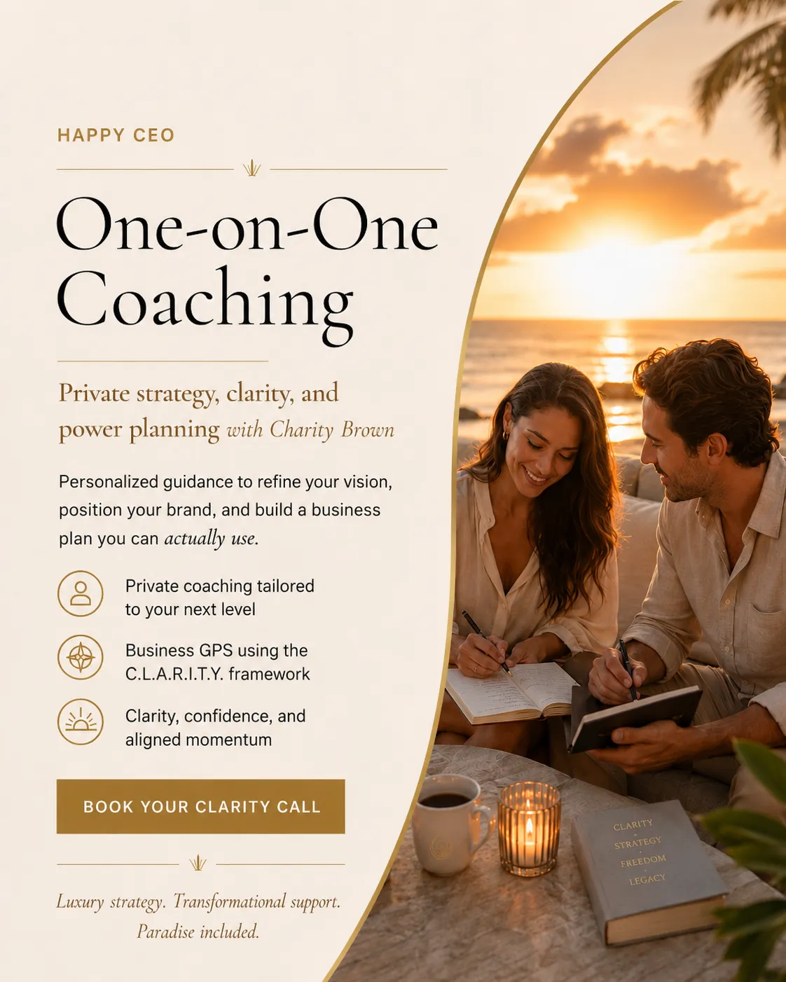 Luxury Happy CEO invitation graphic