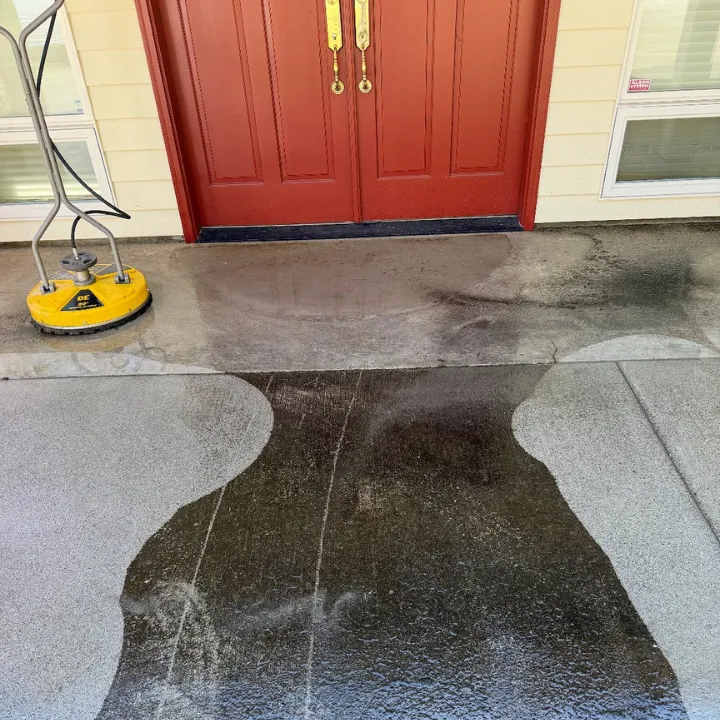 Olympia Residential and Commercial Pressure Washing Services Concrete Cleaning
