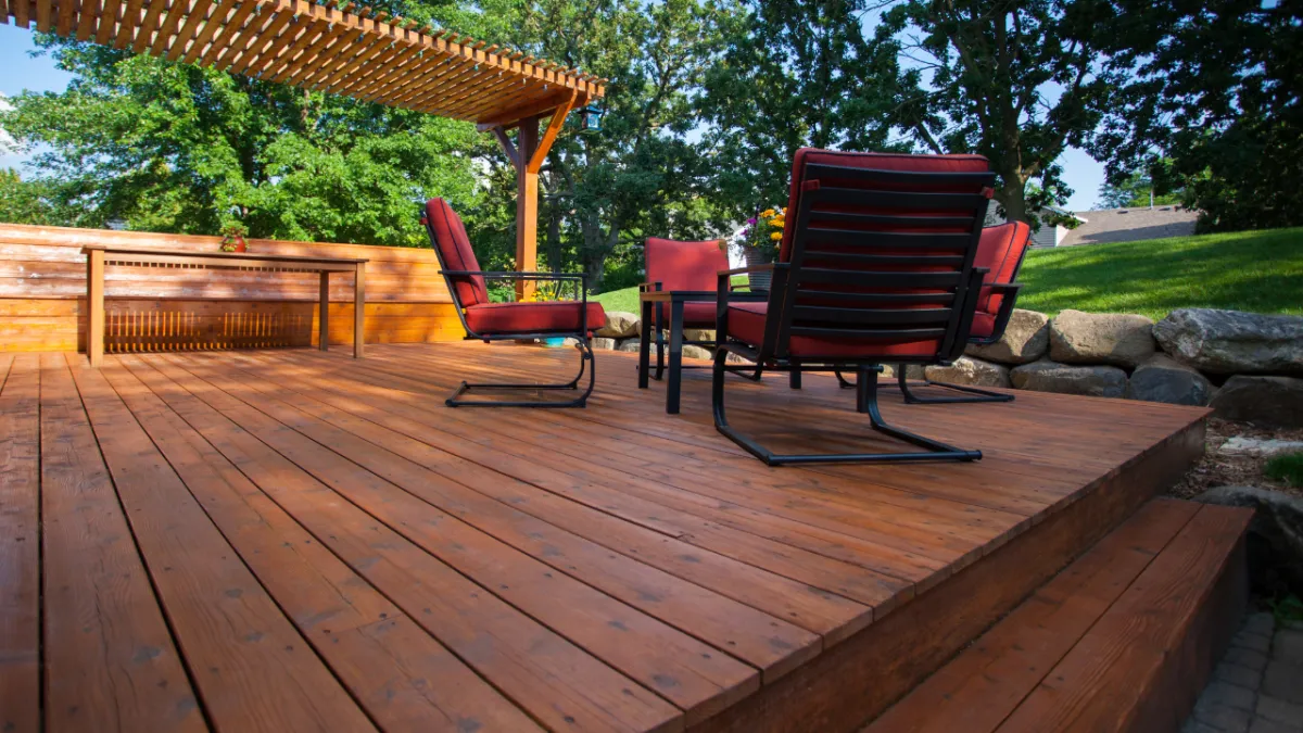Olympia Residential and Commercial Pressure Washing Services Deck Cleanin