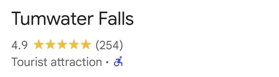 Tumwater Falls Washington