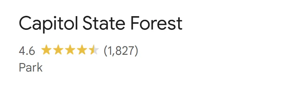 Capitol State Forest South Bay Washington