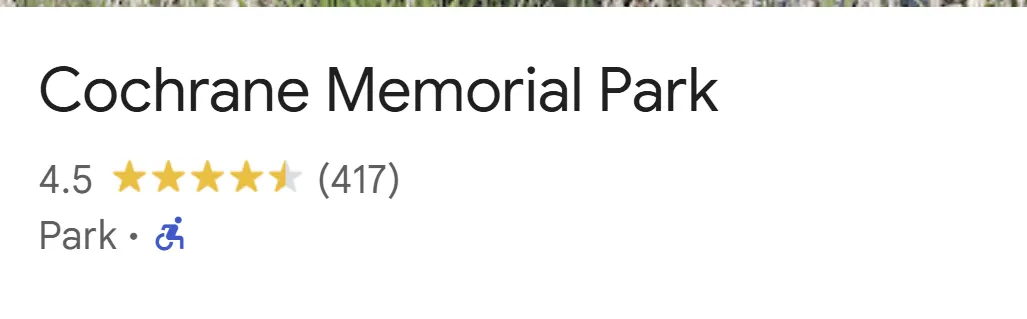 Cochrane Memorial Park Yel Washington