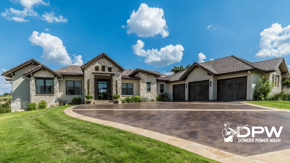 Olympia concrete cleaning patio driveway pavers