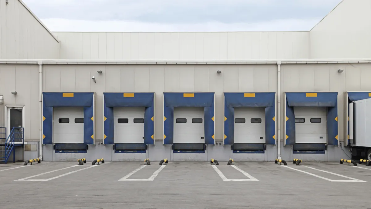 Clean loading dock after professional industrial pressure washing service by Dowers Power Wash in Olympia Washington