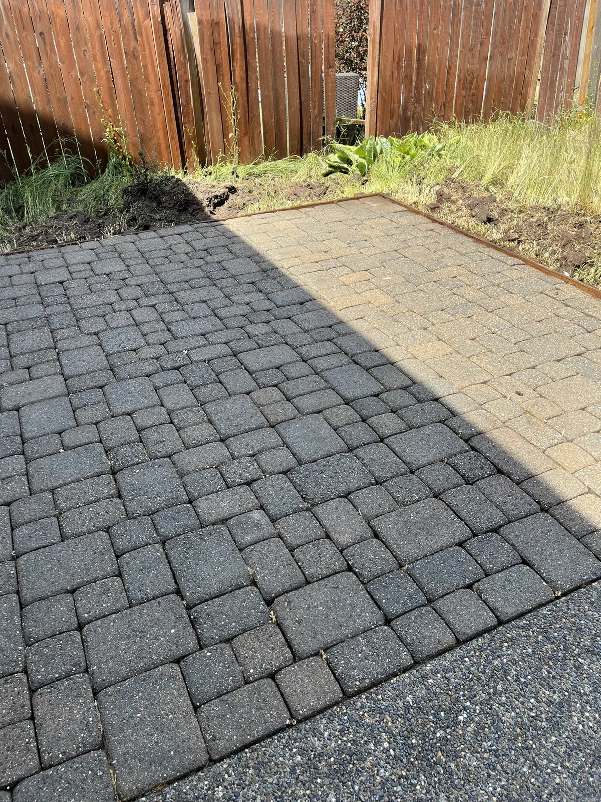 Olympia concrete cleaning patio driveway pavers