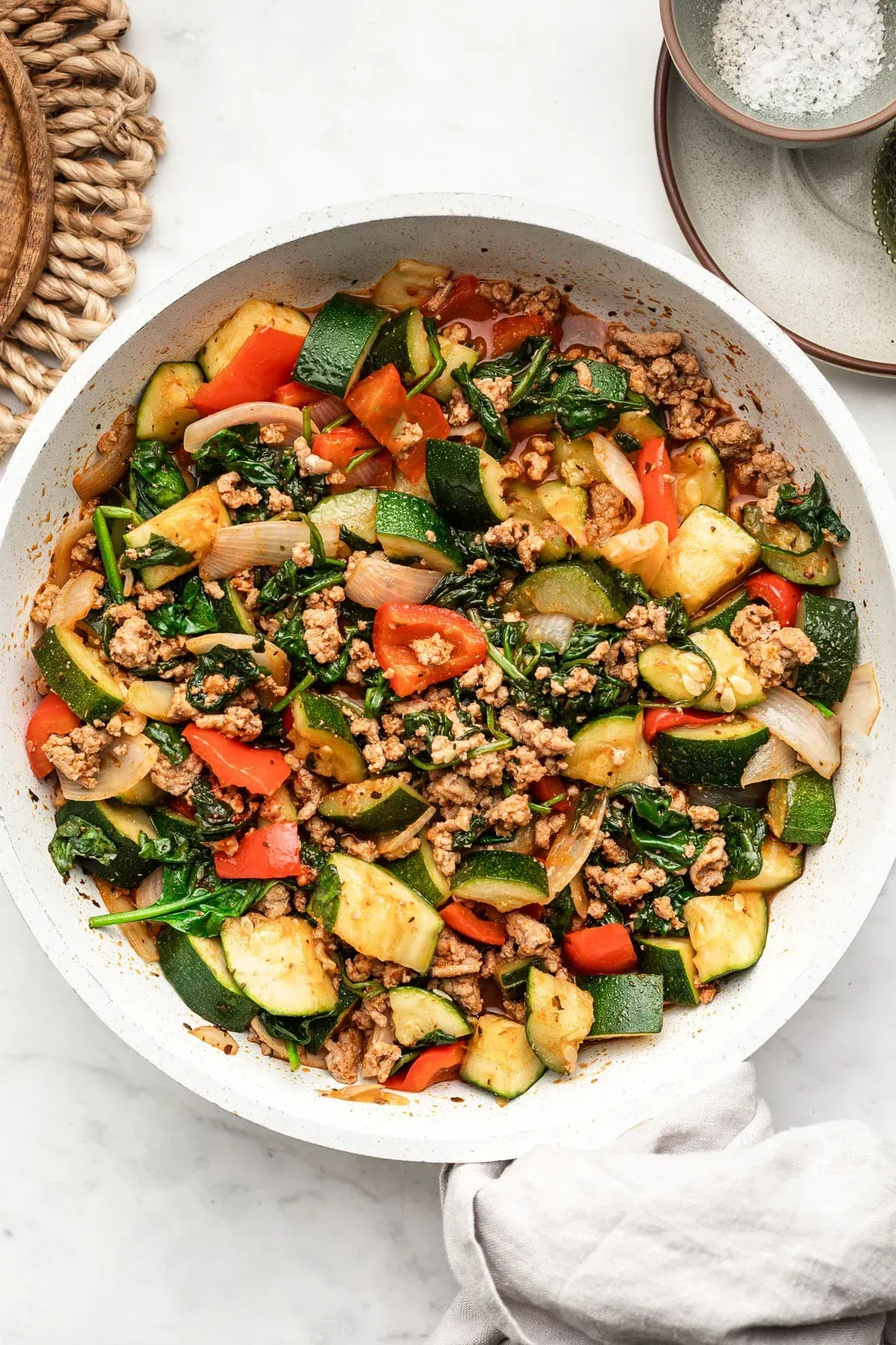 One-Pan Turkey Veggie Skille
