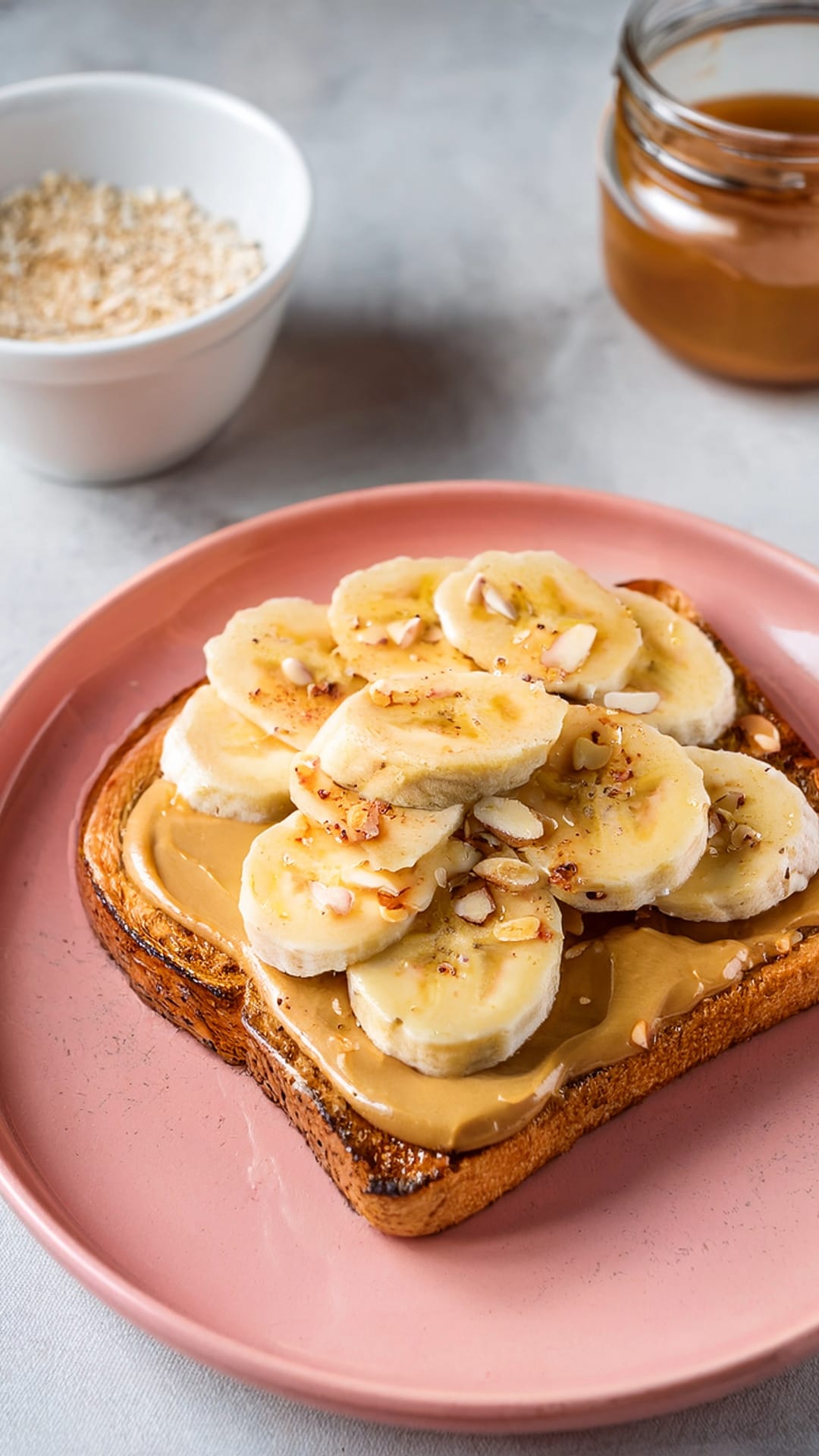 Almond Butter Banana Toast (5-Minute Energy Boost)