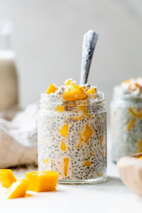 Mango Chia Seed Pudding (My All-Time Favorite Snack)