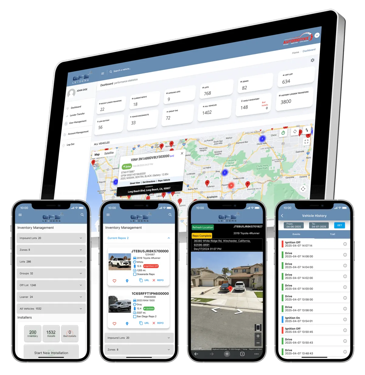 GPS Laders BHPH Lender Tracking Software