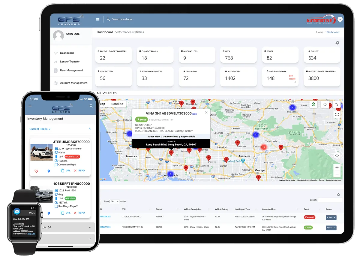 GPS Laders Tracking Platform