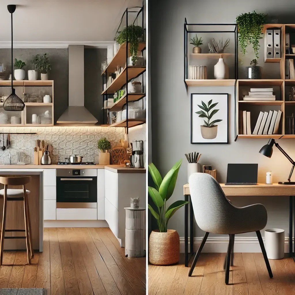 kitchen and home office decor