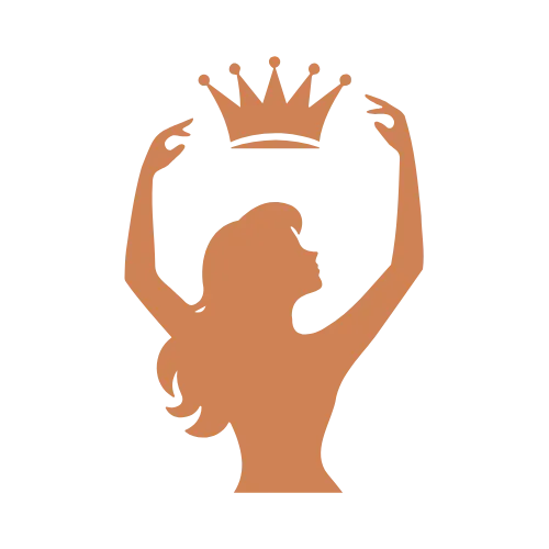 Graphic of a woman who follows a daily manifestation practice.