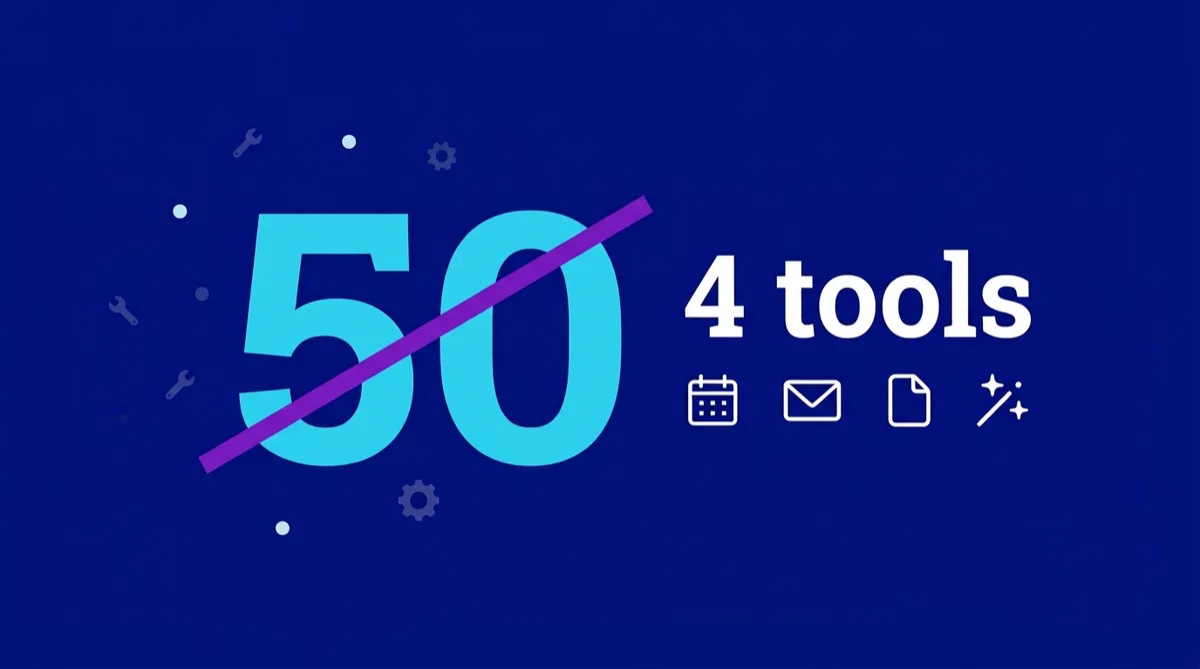 You don't need dozens of tools to run your business