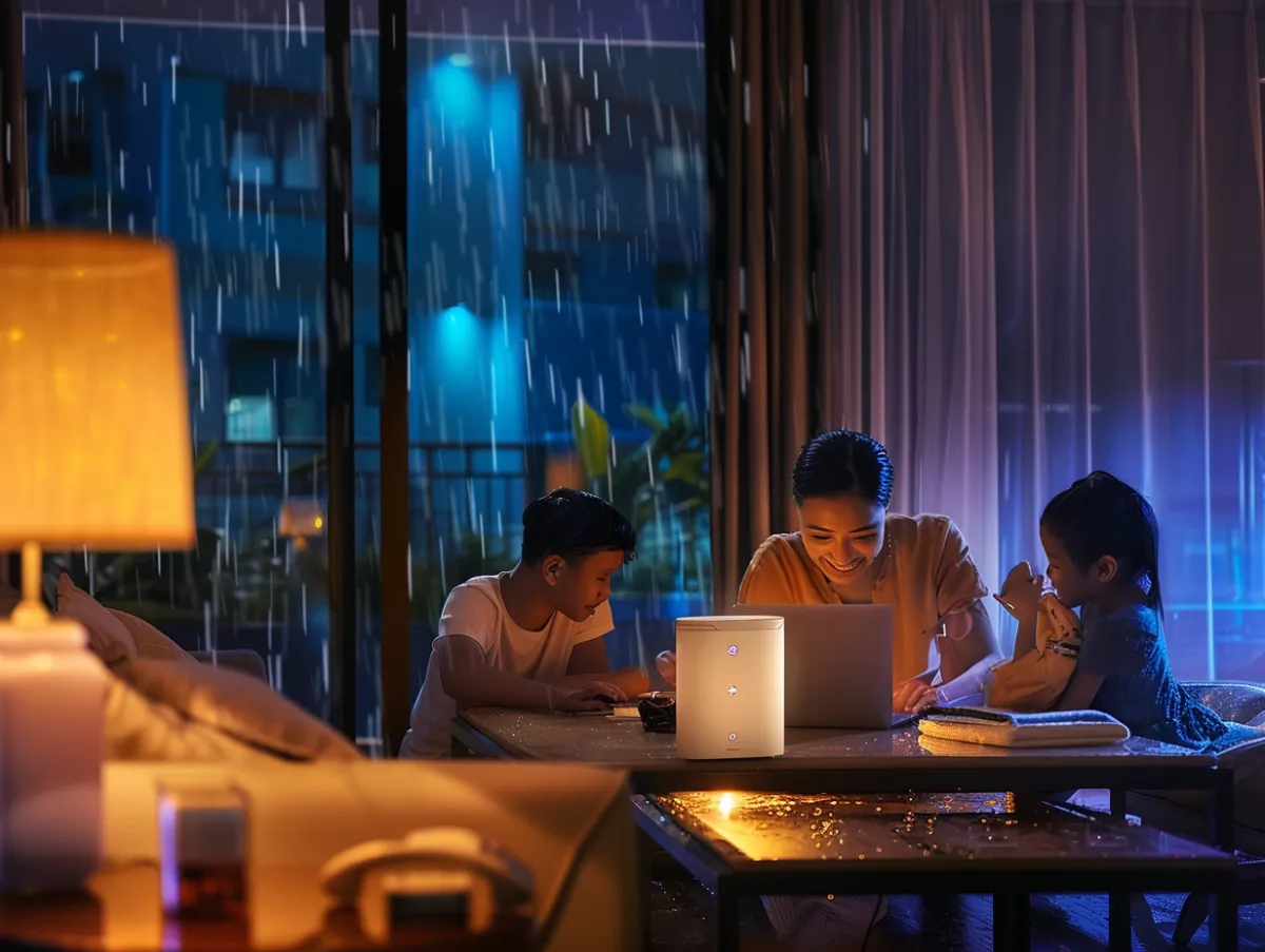 a row of cell phones sitting on top of a table