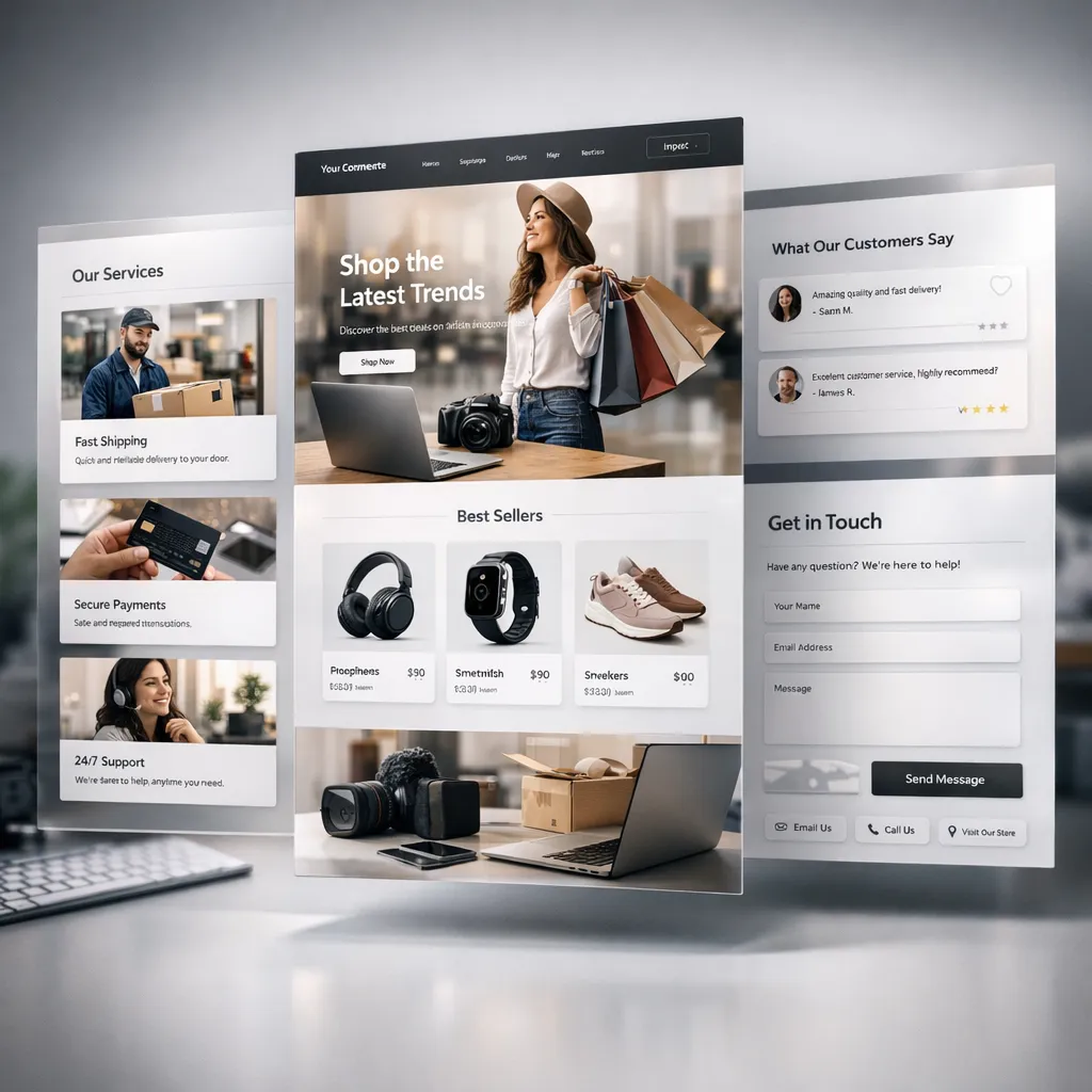 demo para tiendas e Ecommerce